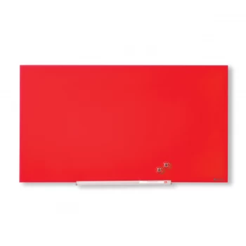 Nobo Widescreen Glass Board Glass Red 126 x 71 cm
