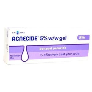 Acnecide 5 percent Gel Benzoyl Peroxide 60g
