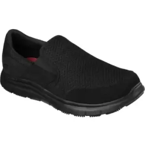Mens Flex Advantage McAllen Safety Work Shoe (10 uk) (Black) - Black - Skechers