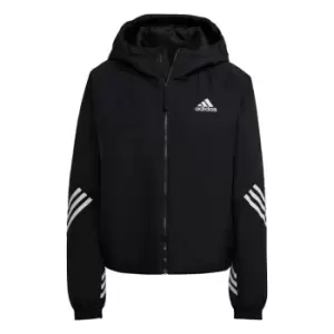 adidas Back to Sport Hooded Jacket Womens - Black
