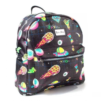 Rick And Morty - Space Sublimation All-Over Print Backpack - Black