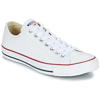 Converse ALL STAR LEATHER OX mens Shoes Trainers in White,4.5,5.5,7.5,10,11,3,9,5,4,4.5,9,10,10.5,11