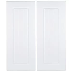 IT Kitchens Chilton White Country Style Corner wall door W625mm Set of 2