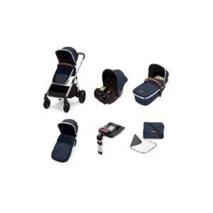 Ickle Bubba Eclipse Midnight Blue Travel System with Galaxy Car S...
