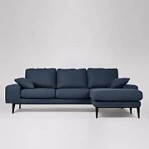 Swoon Tulum Smart Wool Corner Sofa - Right Hand Side - Corner Sofa - Indigo