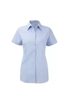 Herringbone Short Sleeve Work Shirt