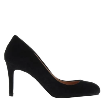 Linea Stiletto Almond Shoes - Black Suede