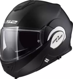 LS2 FF399 Valiant Single Mono Helmet, black, Size S, black, Size S