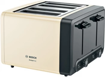Bosch DesignLine Plus TAT4P447GB 4 Slice Toaster