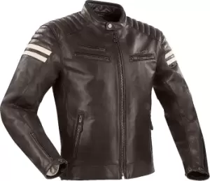 Segura Funky Motorcycle Leather Jacket, brown, Size 2XL, brown, Size 2XL