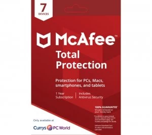 Mcafee Total Protection 1 user - 7 devices for 1 year