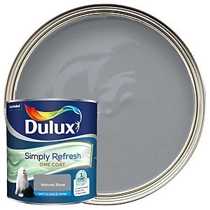 Dulux Simply Refresh One Coat Natural Slate Matt Emulsion Paint 2.5L