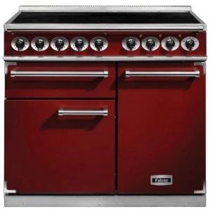 Falcon F1000DXEIRD-N 100140 100cm Deluxe Induction Range Cooker - Red