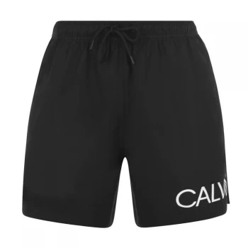 Calvin Klein Logo Swim Shorts - Black 001