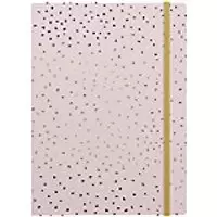 Filofax Notebook A5 Ruled Rose Quartz Soft Cover Not Perforated 56 Pages