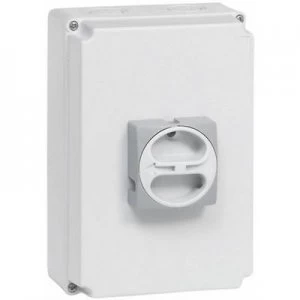 Isolator switch lockable 80 A 1 x 90 Grey