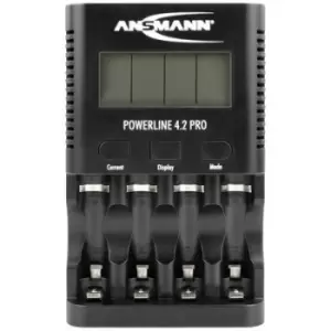 Ansmann Powerline 4.2 Pro Charger for cylindrical cells NiCd, NiMH AAA , AA