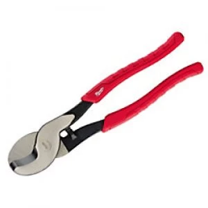 Milwaukee Cable Cutting Plier 48226104 Iron Carbide Silver, Red