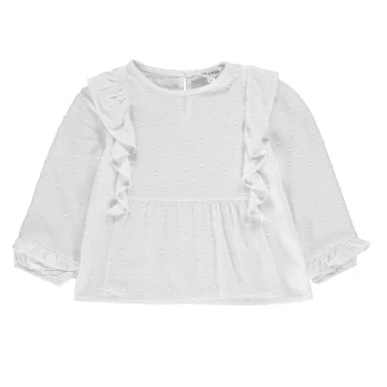 Rose and Wilde Melissa Textured Long Sleeve Blouse - Ivory
