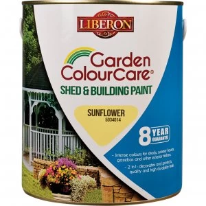 Liberon Shed and Building Exterior Paint Sunflower 2.5l
