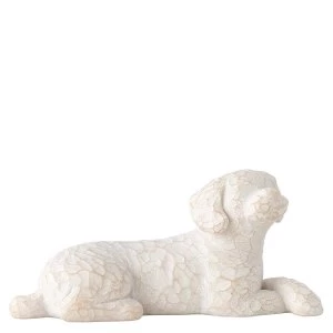 Love my Dog Small Lying (Willow Tree) Figurine