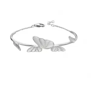 Elements Silver Statement Butterfly Bangle B5007