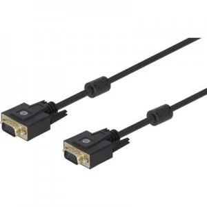 HP VGA Cable 1x VGA plug 1x VGA plug 1m Black