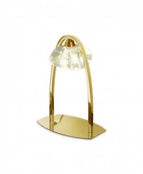Table Lamp 1 Light G9, French Gold