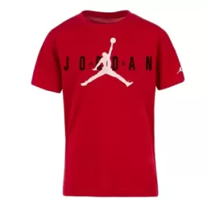 Air Jordan Longline Graphic T Shirt Junior Boys - Red