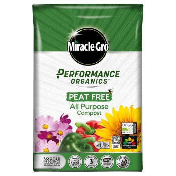 Miracle-Gro Performance Organics Peat Free All Purpose Compost - 40L