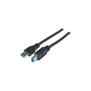 Exc 149807 USB 3.0 A/USB 3.0 B Male to Male USB Cable - Black