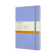 Moleskine Large Ruled Hardcover Notebook : Hydrangea Blue