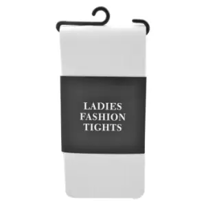 Bristol Novelty Womens/Ladies Fashion Tights (One Size) (White)