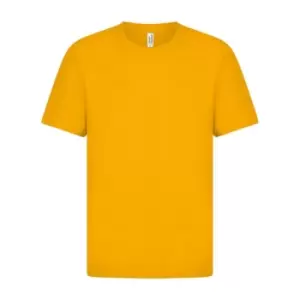 Casual Classic Mens Ringspun Tee (XL) (Yellow)