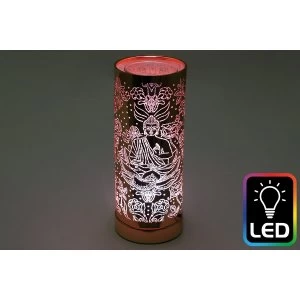 Buddha LED Rose Gold Oil Burner (UK Plug)