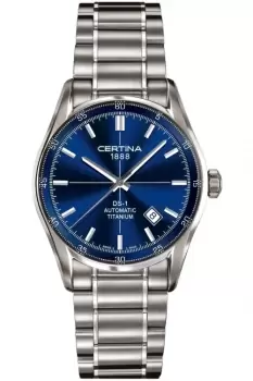 Mens Certina DS-1 Titanium Automatic Watch C0064074404100