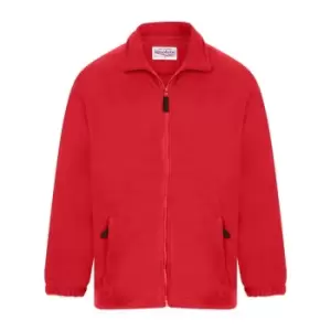 Absolute Apparel Heritage Full Zip Fleece (XL) (Red)