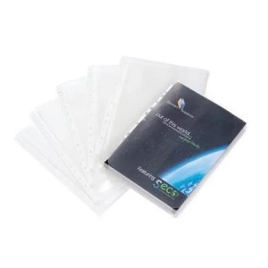 Sseco Expandable Pockets A4 Clear Pack of 10