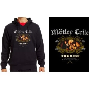 Motley Crue - The Dirt Mens Small Pullover Hoodie - Black