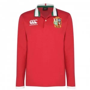 Canterbury British and Irish Lions Long Sleeve Classic Shirt 2021 - TANGO RED