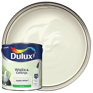 Dulux Apple White Silk Emulsion Paint 2.5L
