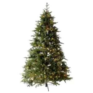 Charles Bentley Luxury Pre-Lit Faux Hinged Christmas Tree