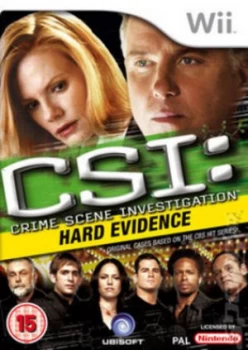 CSI Crime Scene Investigation Hard Evidence Nintendo Wii Game