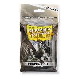 Dragon Shield Perfect Fit Toploaders - Clear/Smoke 100 Sleeves in bag - 15 Packs