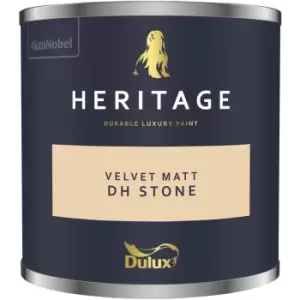 Dulux Heritage Velvet Matt DH Stone Matt Emulsion Paint 125ml