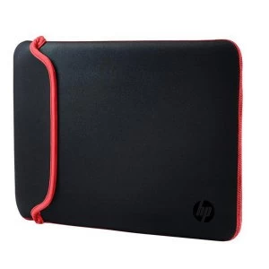HP 39.62cm 15.6 Reversible Black Red Neoprene Sleeve