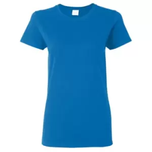 Gildan Ladies/Womens Heavy Cotton Missy Fit Short Sleeve T-Shirt (XL) (Royal)