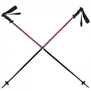Nevica Meribel Ski Pole Set - Black/Red