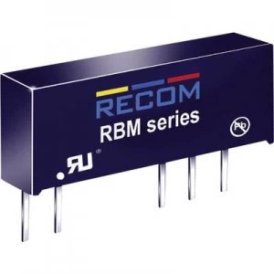 RECOM RBM 1205S DCDC converter print 12 Vdc 5 Vdc 200 mA 1 W No. of outputs 1 x