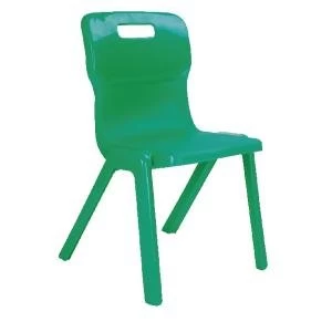 Titan One Piece Chair 460mm Green KF72176